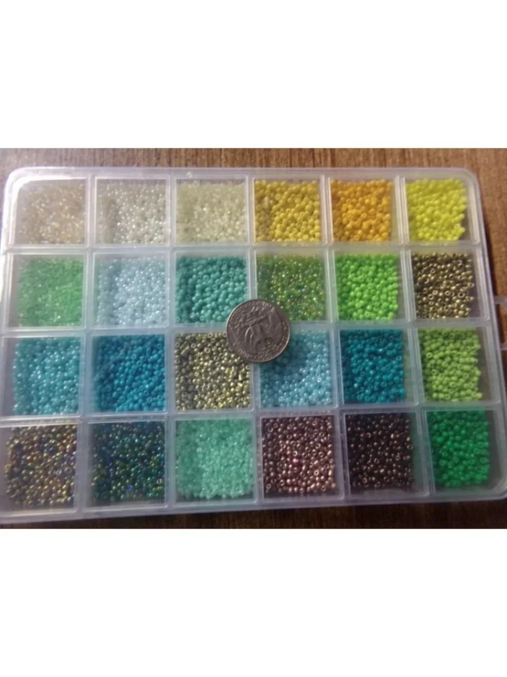 Mixed Color Seed Beads Set in Container Set #2